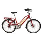 Vélo électrique Starway Touring Rouge-Vanille 26″