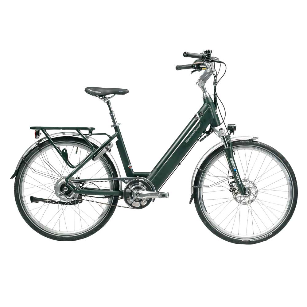 Vélo électrique Starway Urban Kaki 24″ et 26″ Equi-Motion